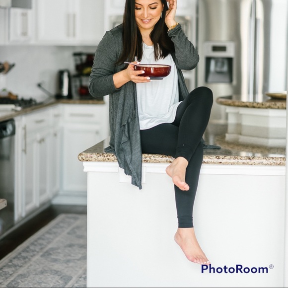 Kate Hill Dark Gray Long Sleeve Open Cardigan. - Picture 5 of 5